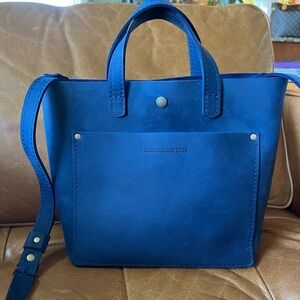 PLG Portland Leather Goods mini crossbody deep water